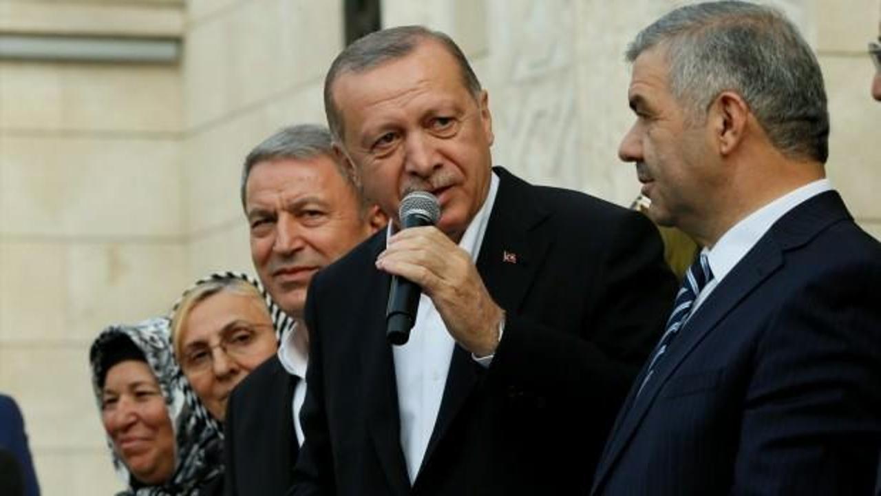 Erdoğan, Hulusi Akar Camii'ni açtı!
