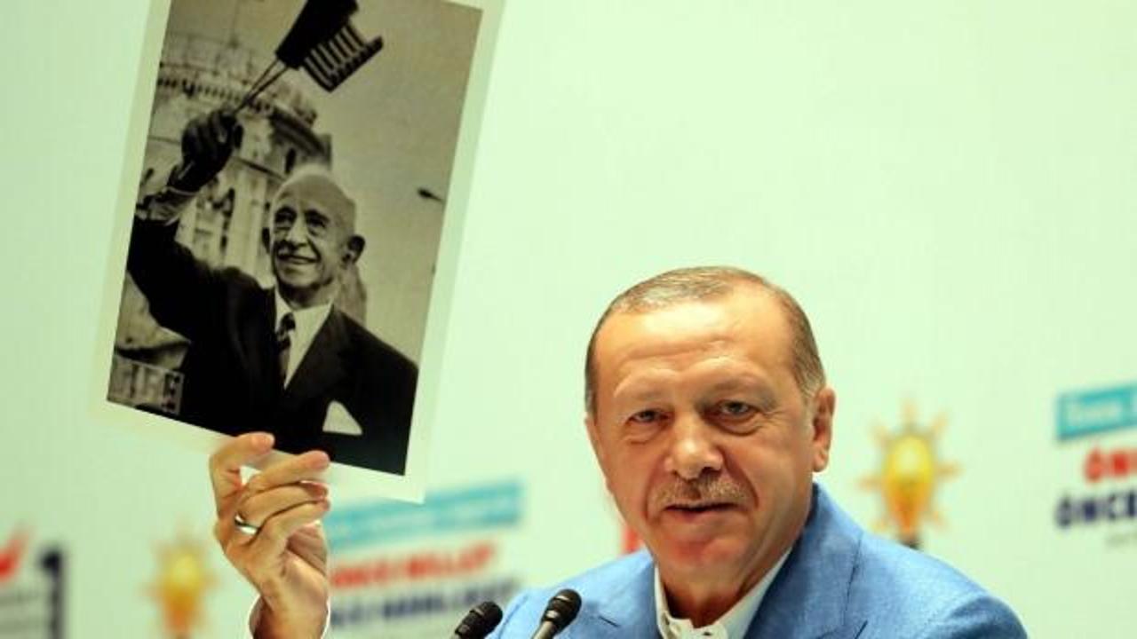 Erdoğan'dan İnönü fotoğrafı açıklaması