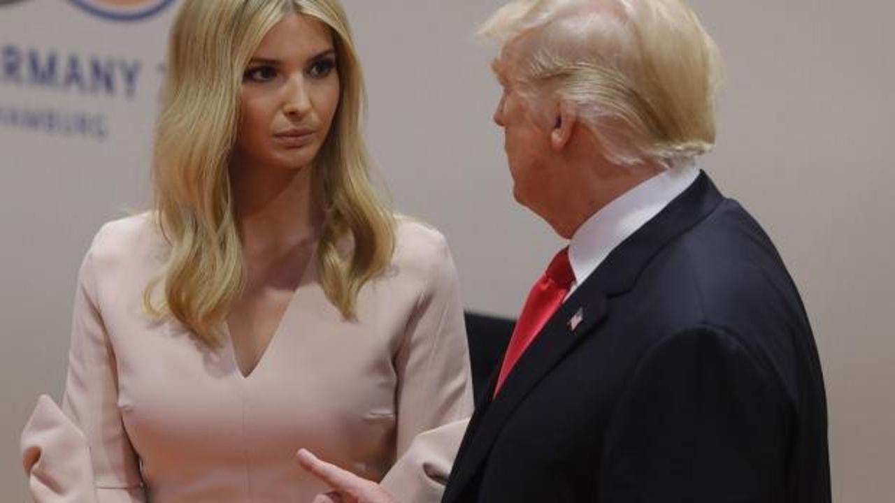 Trump'tan açıklama: Kızına iltimas geçiyor derler