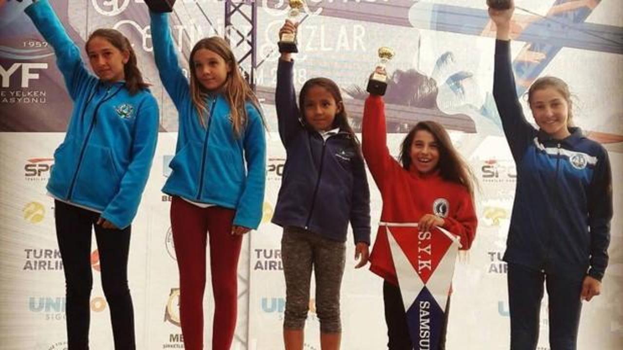 Minik sporcu, Fethiye Kız Kupası'nda beşinci oldu