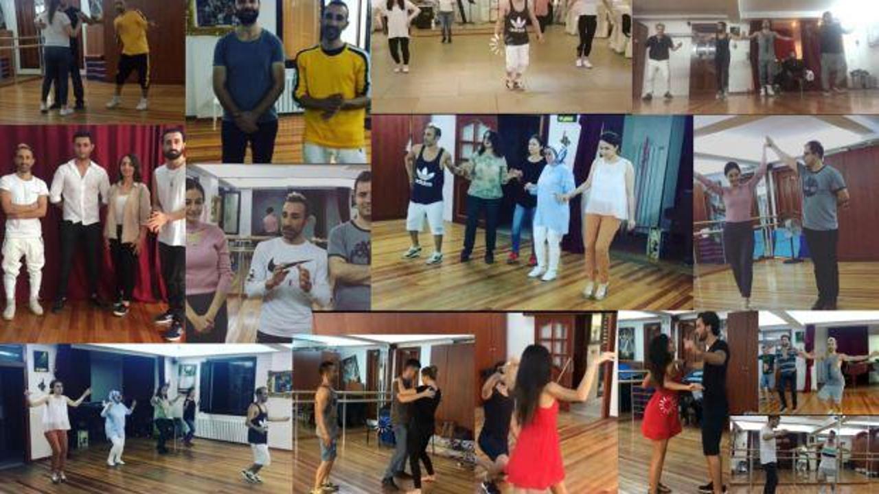 Gurbetçilerden Türk danslarına yoğun ilgi