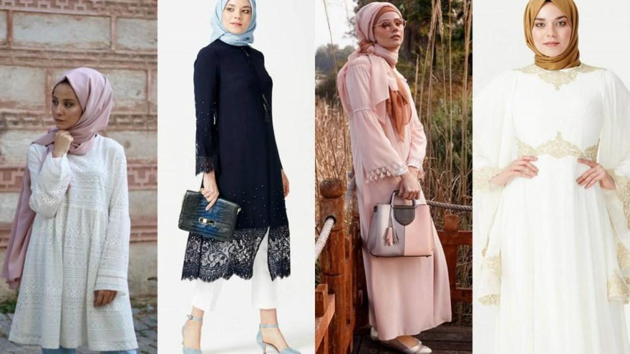 Dantelli kıyafetler modelleri