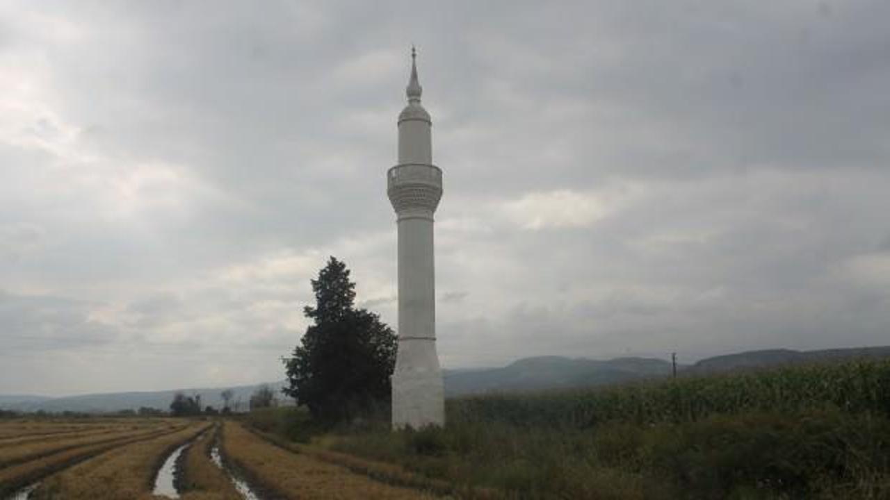 Bu minare görenleri hayrete düşürüyor