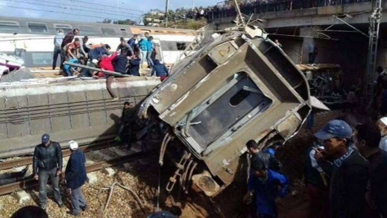 Fas'ta büyük tren kazası: En az 10 ölü, 100 yaralı