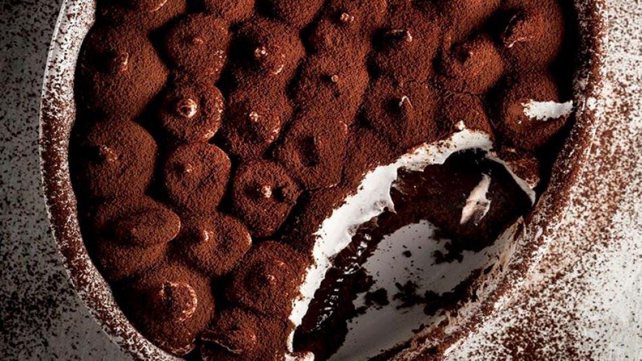 Çikolatalı tiramisu pie tarifi