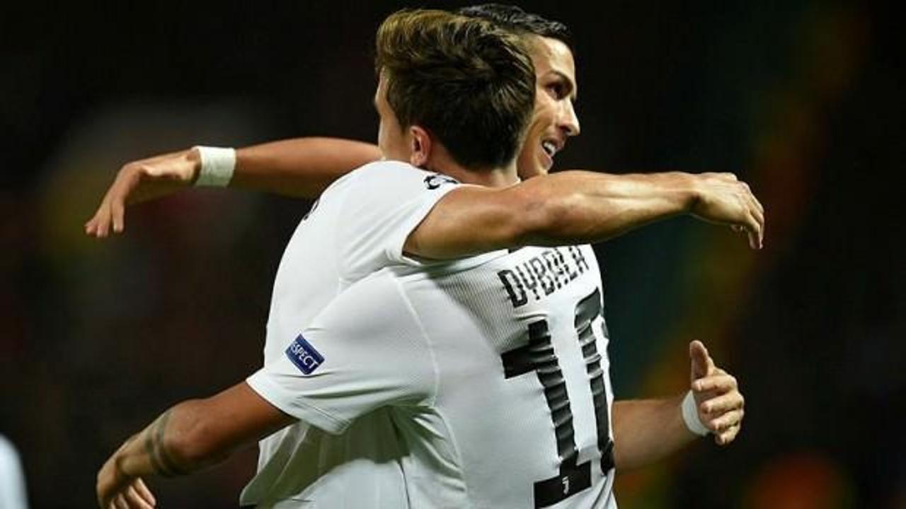 Ronaldo'lu Juve'yi Manchester'da Dybala uçurdu