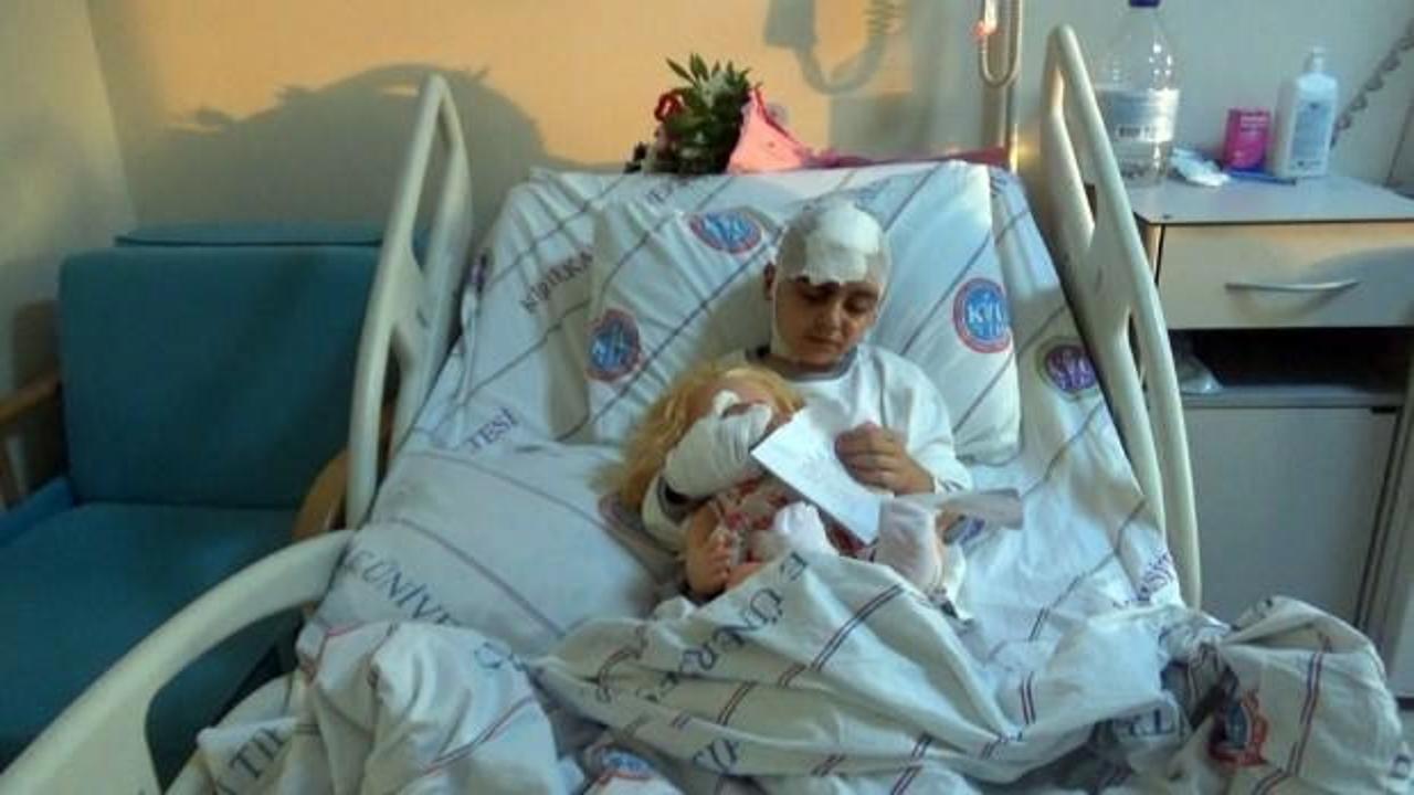 Sokağa atılan pitbull anne kıza dehşeti yaşattı