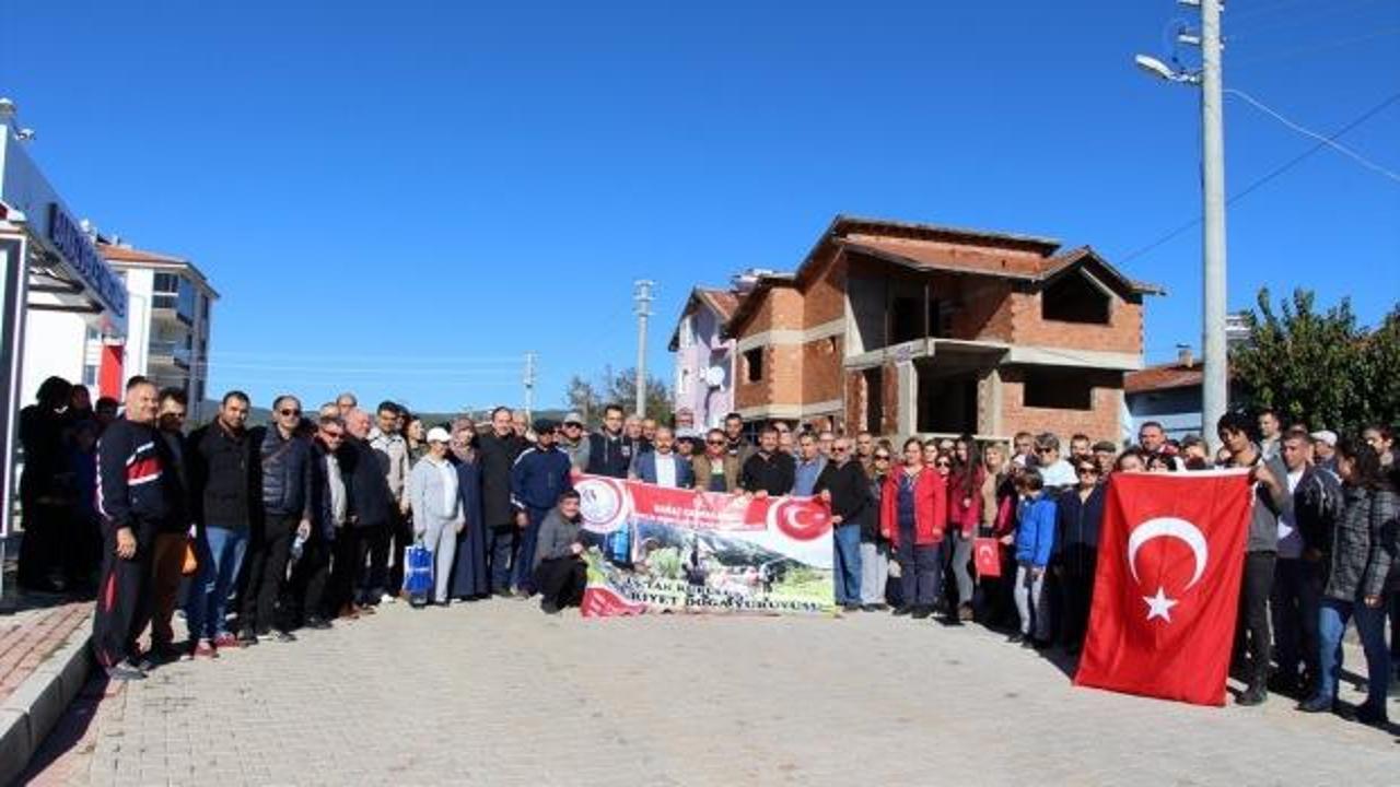 Banaz'da "Kurtuluştan Kuruluşa Cumhuriyet Yürüyüşü" yapıldı