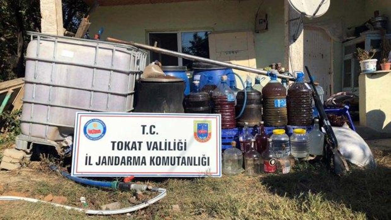 Tokat'ta sahte içki operasyonu
