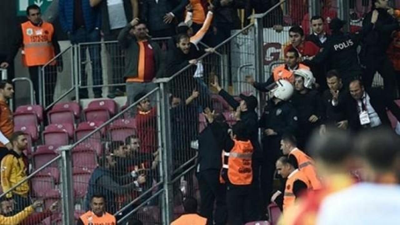 Derbide g&uuml;venlik g&ouml;revlisi hastanelik oldu