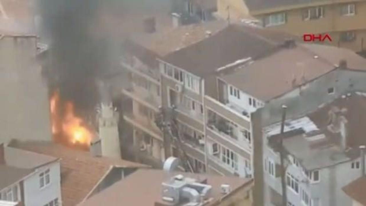 İstanbul'da bir camide yangın çıktı!
