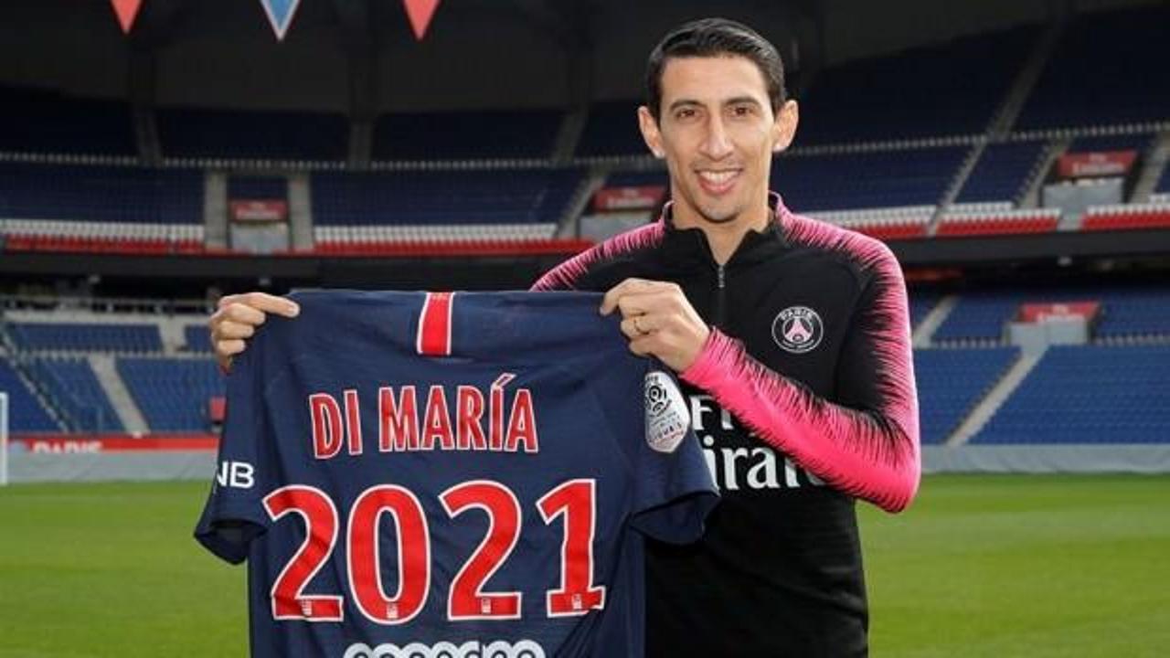 PSG'den Di Maria'ya yeni sözleşme