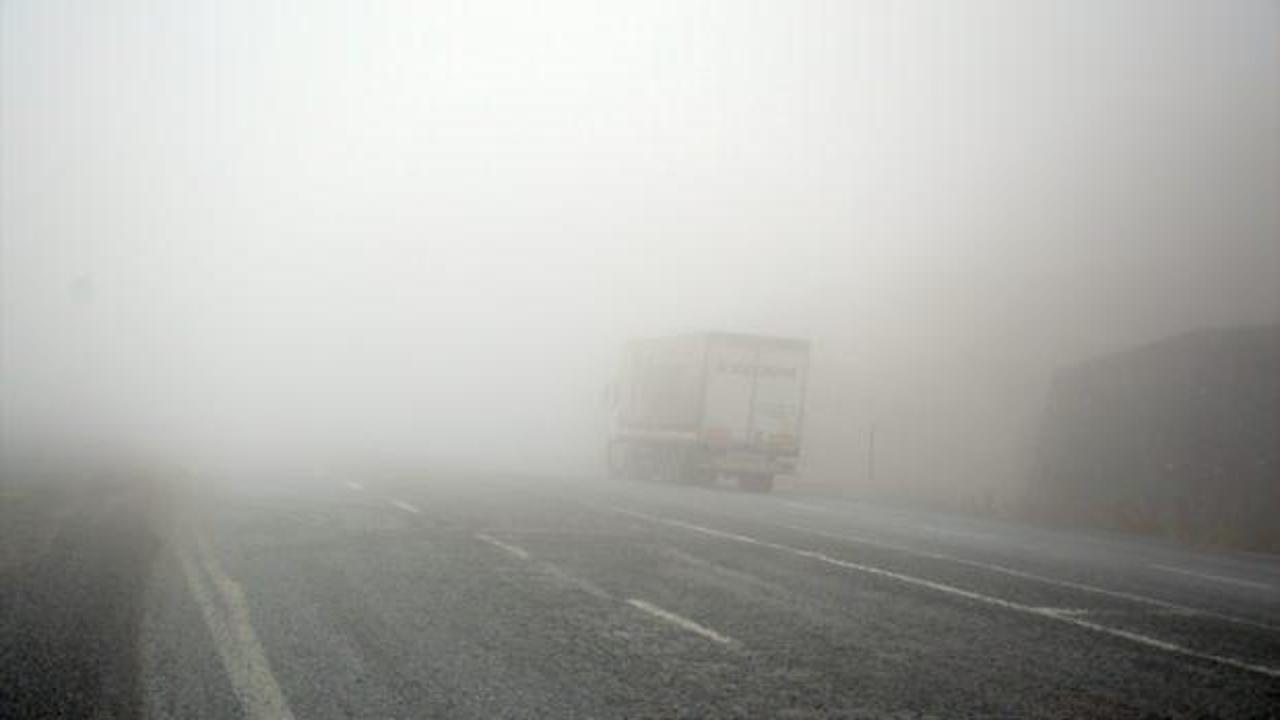 Ağrı ve Kars'ta yoğun sis