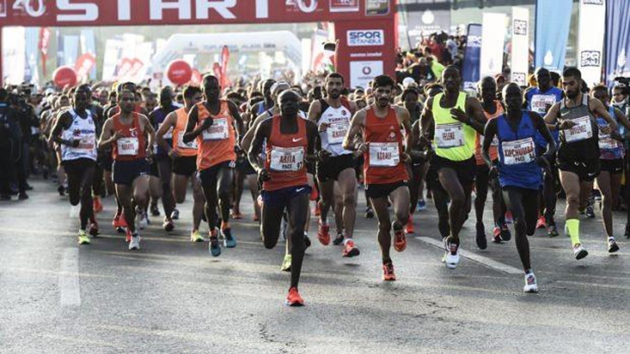 40. İstanbul Maratonu'nda parkur rekoru kırıldı!