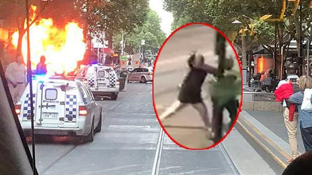 Avustralya'da bıçaklı saldırı! Korkunç anlar