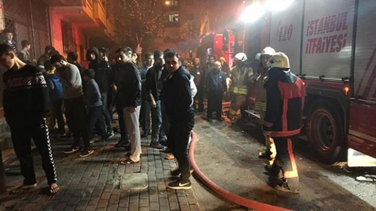 Esenler'de tekstil at&ouml;lyesinde yangın