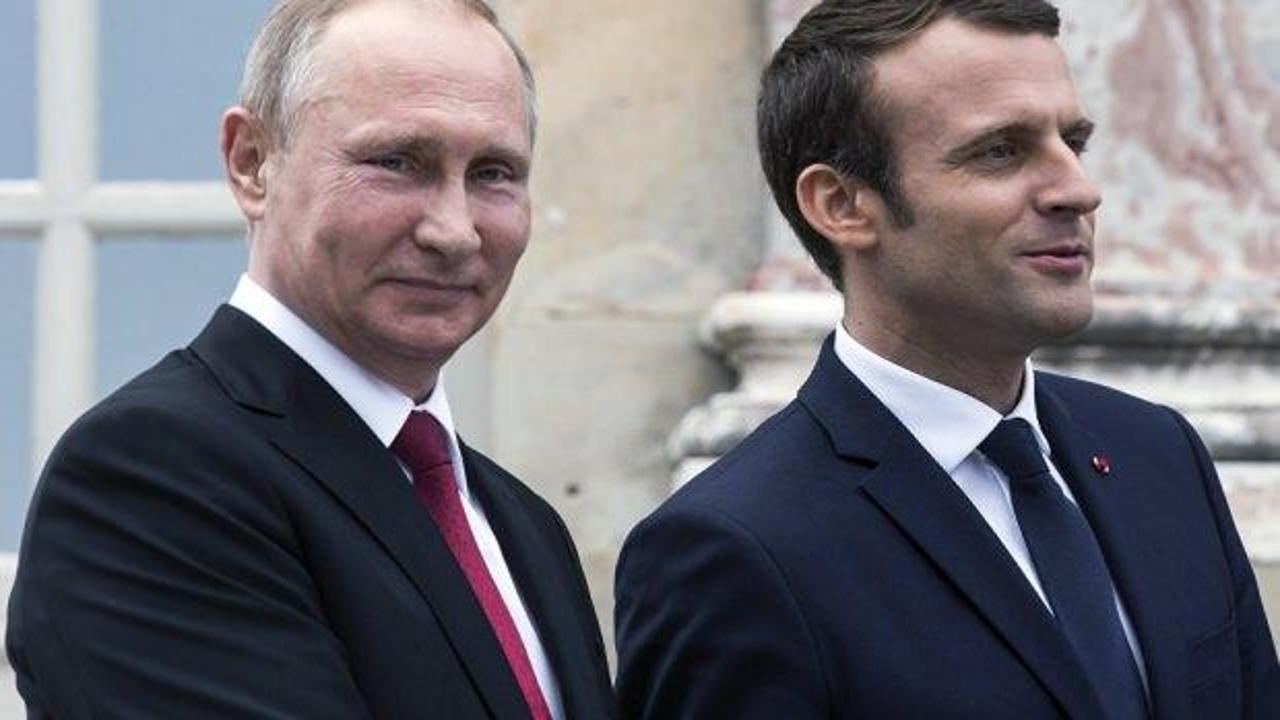 Putin'den Macron'a destek: Bu son derece doğal!