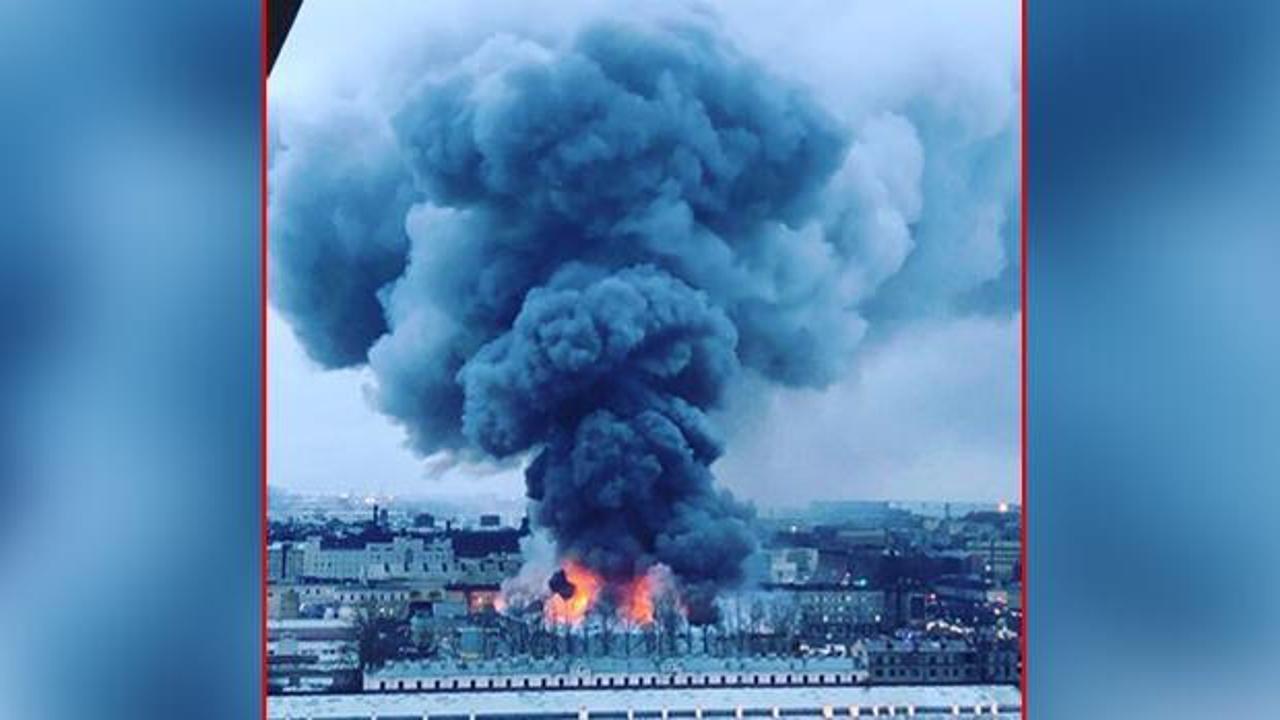 Rusya'da büyük çaplı yangın! Kaçıyorlar