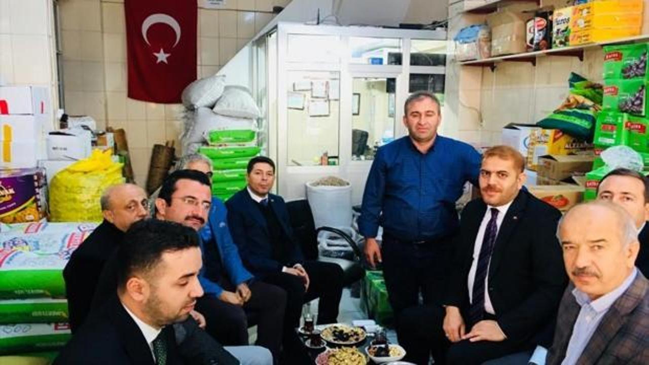 AK Parti Hatay İl Başkanı Güler'in esnaf ziyareti