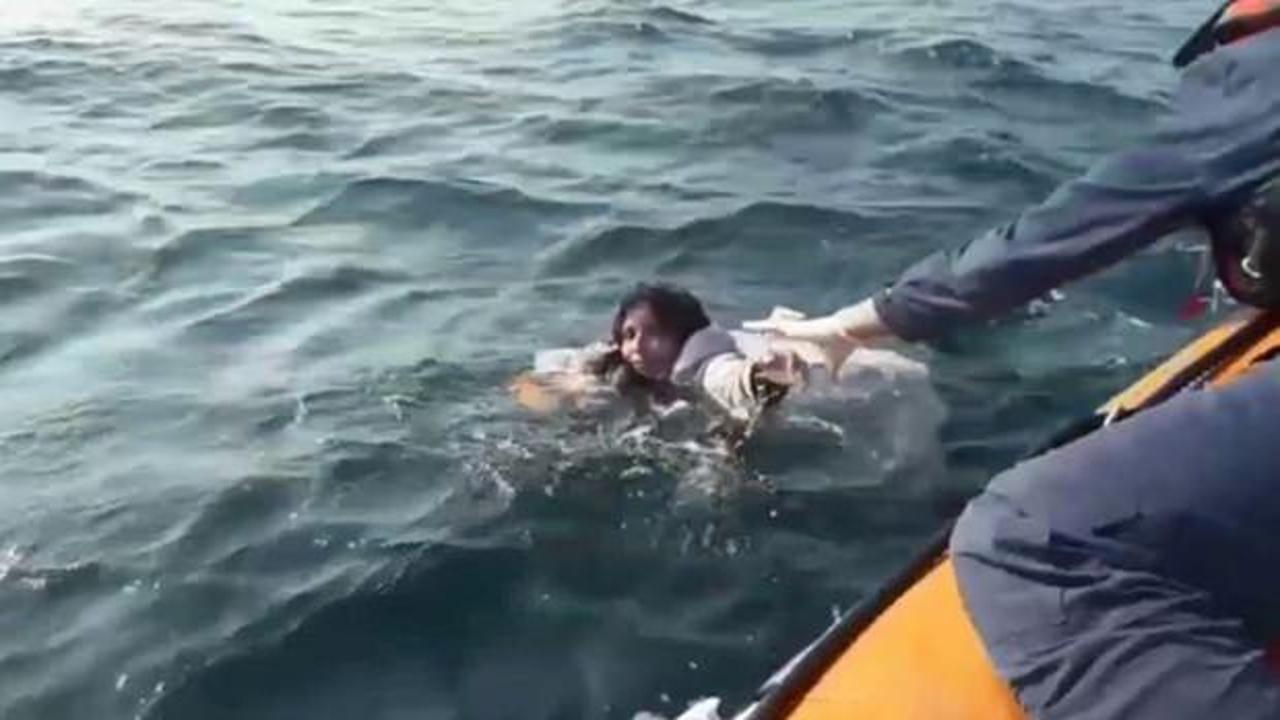 G&ouml;&ccedil;men kadının kurtarılması kameralarda!