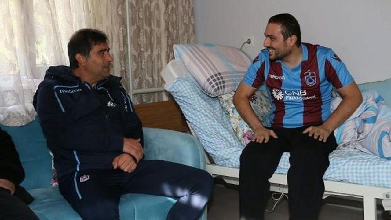 Trabzonspor'dan yaralı askerimize ziyaret