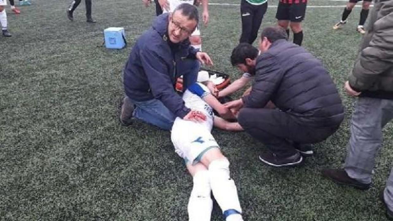 Futbolcu ölümden döndü Başkan gözyaşlarına boğuldu