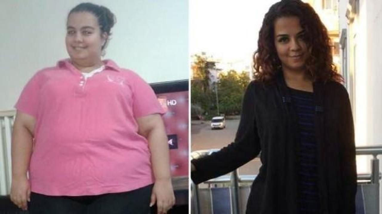 Büyük değişim! 15 ayda 95 kilo verdi