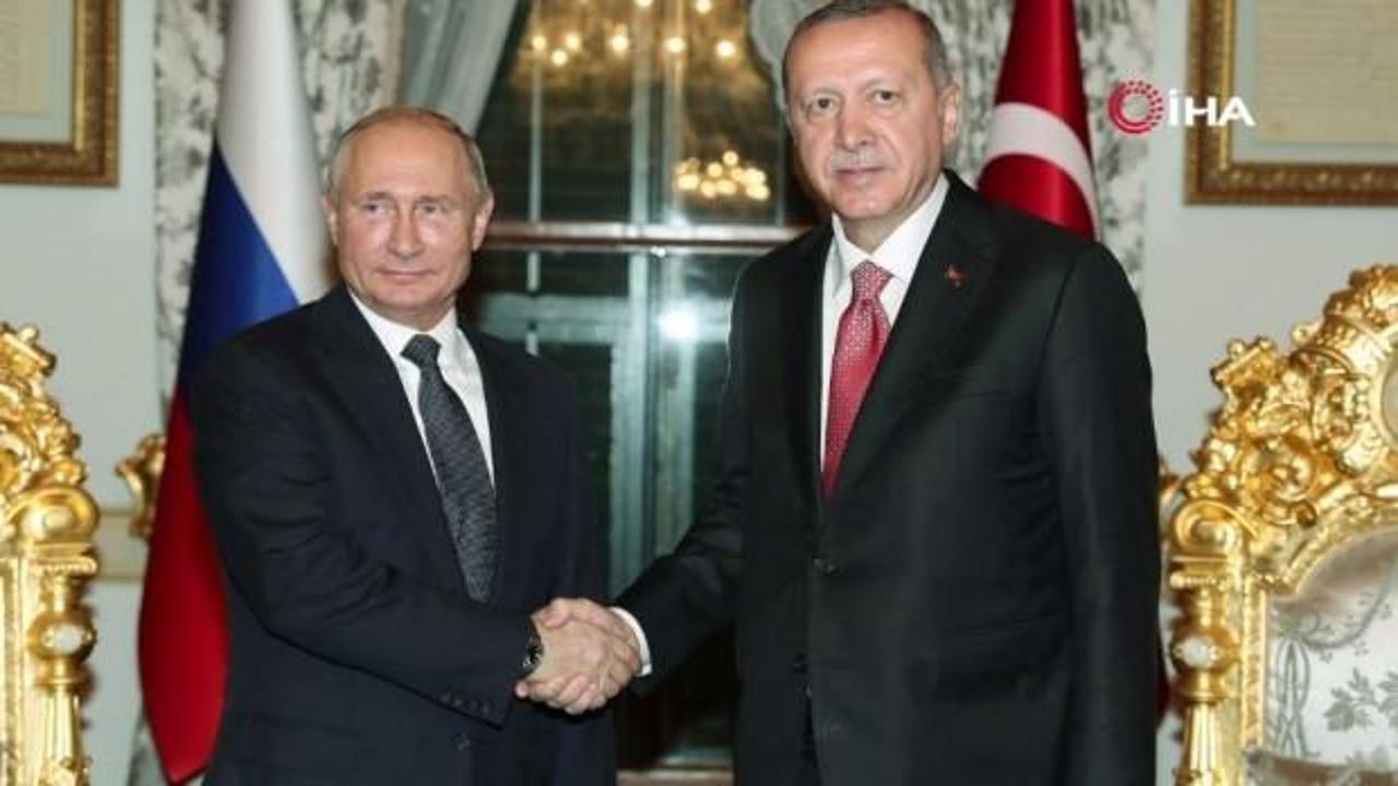 Erdoğan-Putin arasındaki görüşme sona erdi