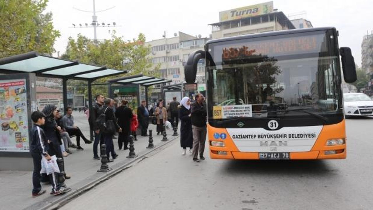 Gaziantep'te aylık 12 milyon yolcu taşınıyor