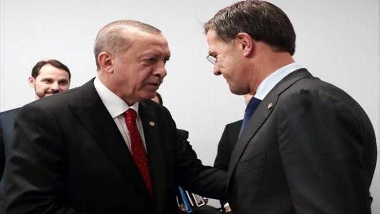 Erdoğan Mark Rutte ile görüştü