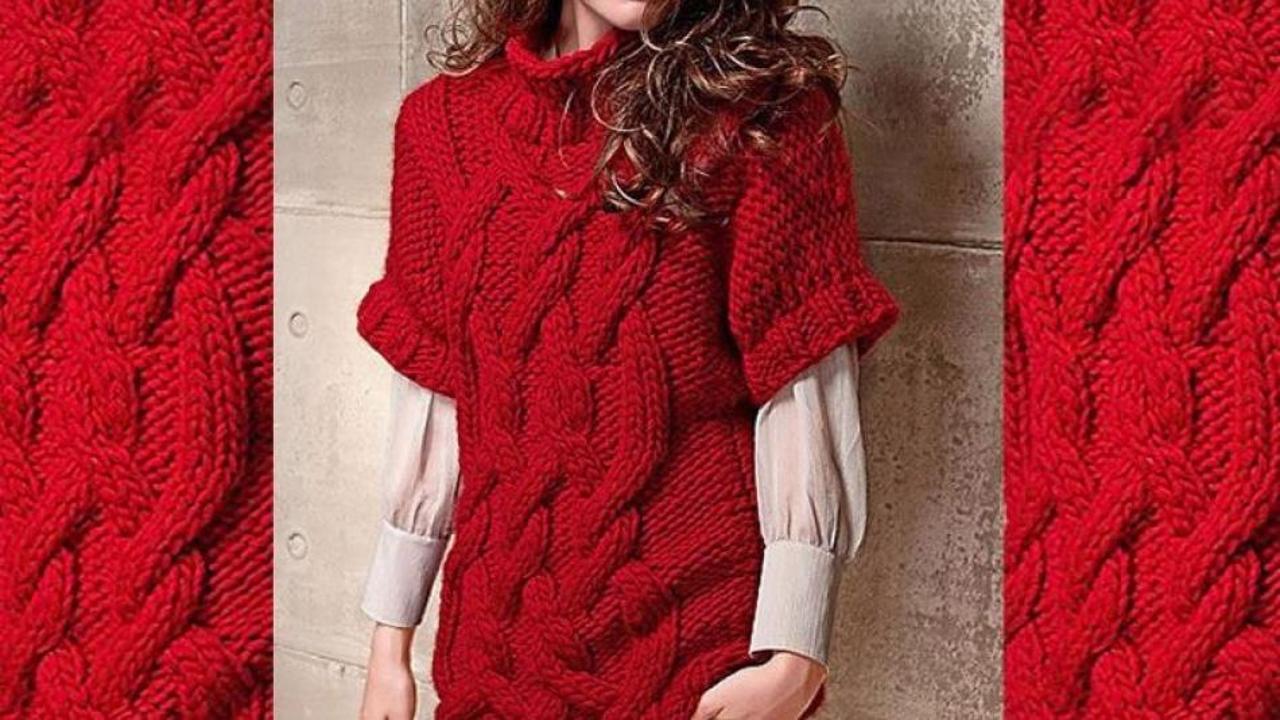 Kırmızı renk burgu örgüsü nasıl yapılır?