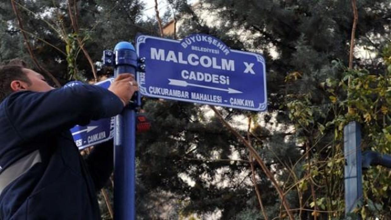 Türkiye'den manidar hamle! 'Malcolm X' tabelası...
