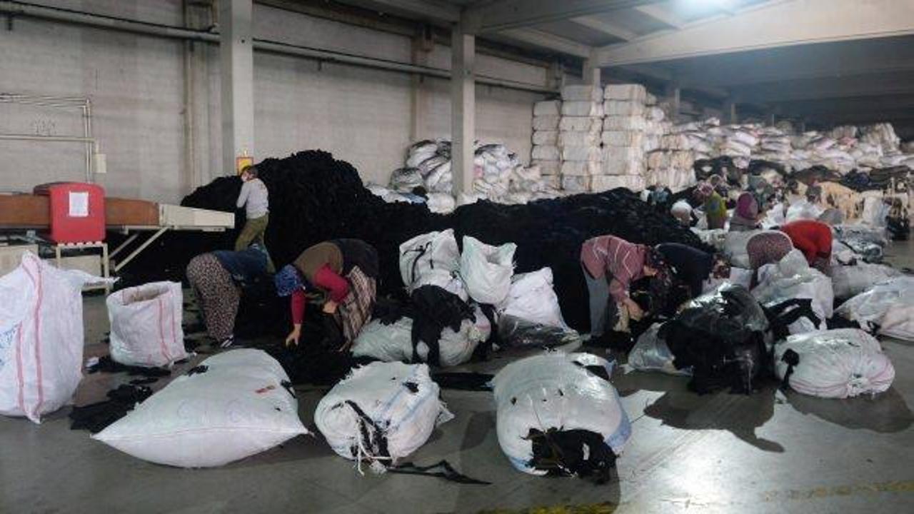 Tekstil atıkları 12 bin kişiye istihdam oldu