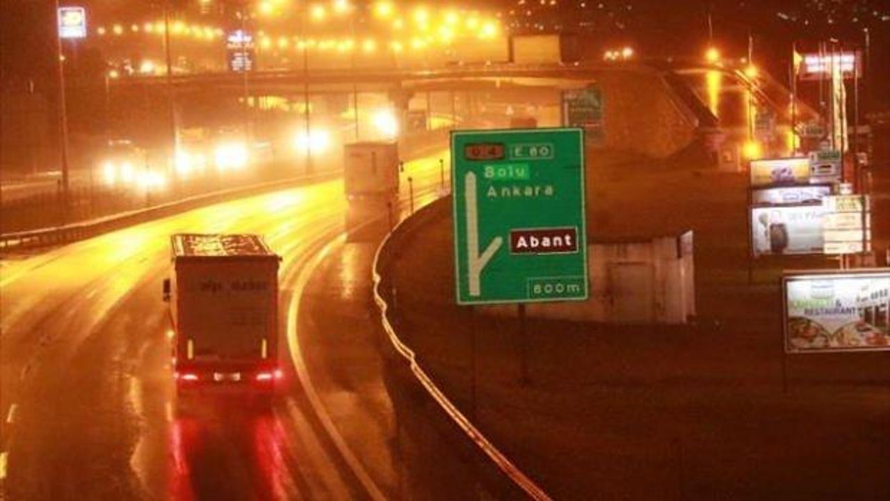 TEM otoyolu Ankara yönü trafiğe açıldı