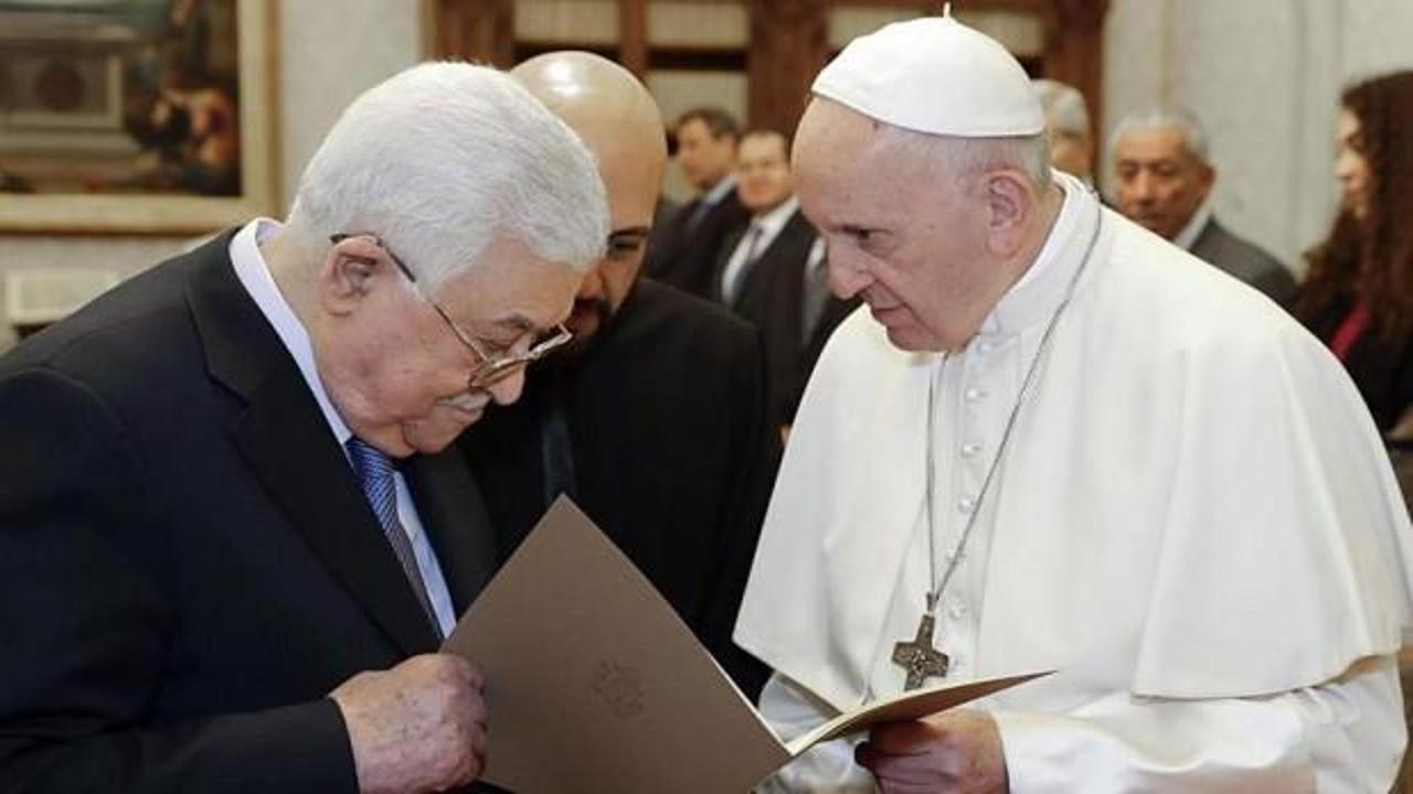 Abbas ve Papa Ortadoğu'yu konuştu