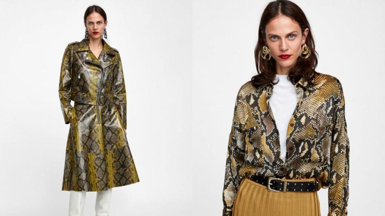 Yılan derisi kıyafet modelleri