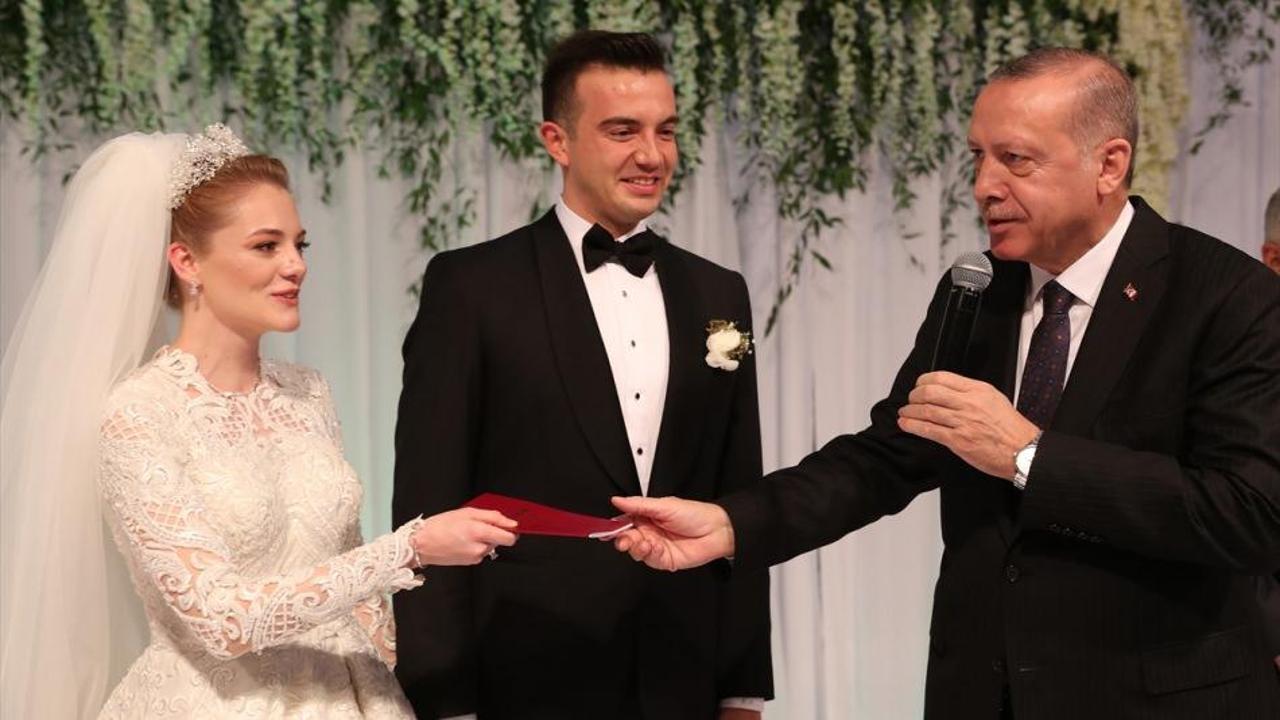 Başkan Erdoğan nikah şahidi oldu