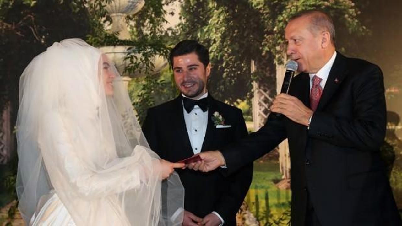Erdoğan ve Temel Karamollaoğlu nikahta bir araya geldi