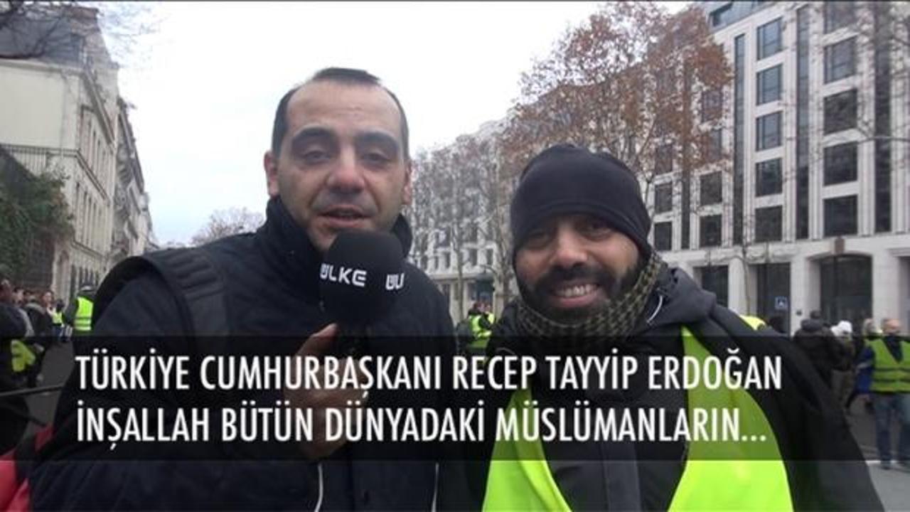 Fransa'dan Erdoğan'a sevgilerini g&ouml;nderdi!