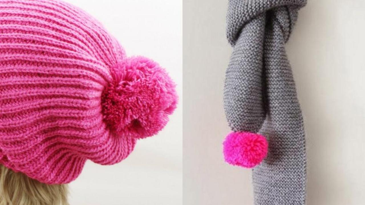 Ponponlu bere ve atkı nasıl yapılır? Pratik yapımları