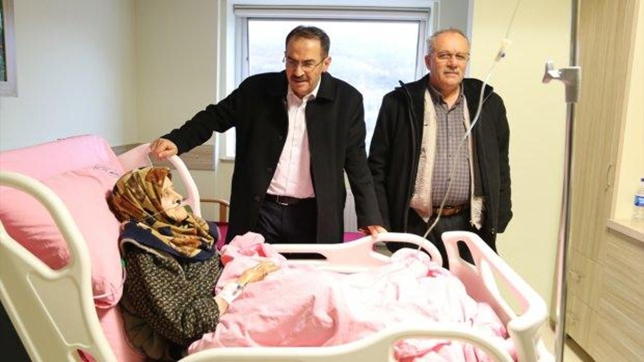 Başkan Hadimioğlu hastaneyi ziyaret etti