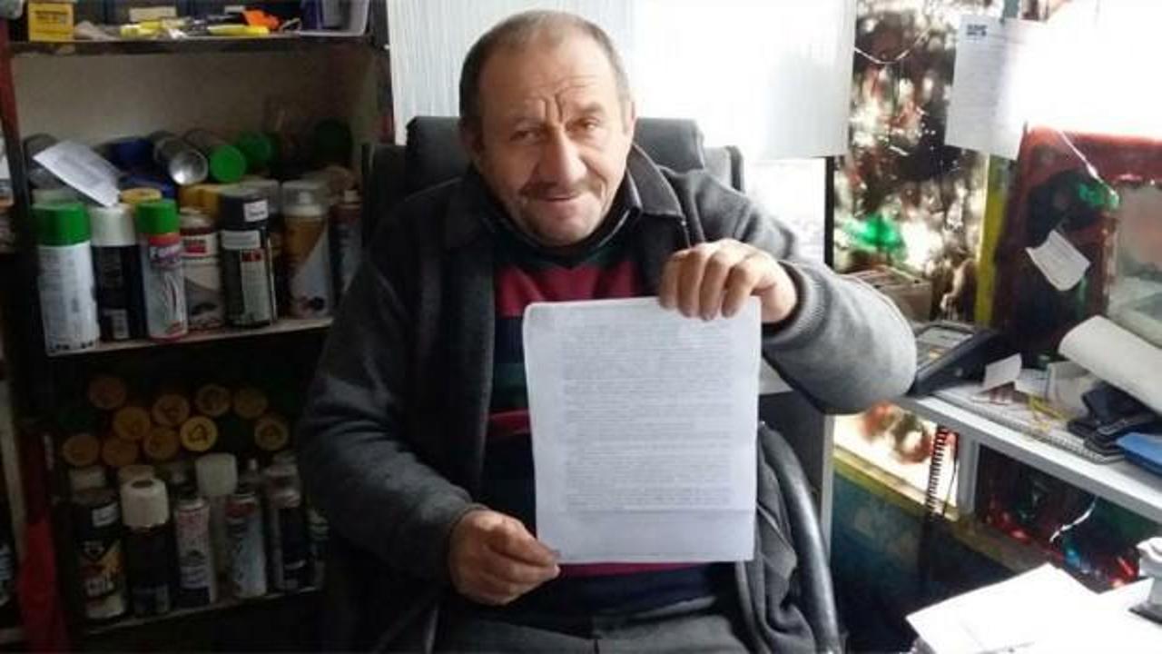 Annesine giden tebligatı g&ouml;r&uuml;nce şaşkına d&ouml;nd&uuml;
