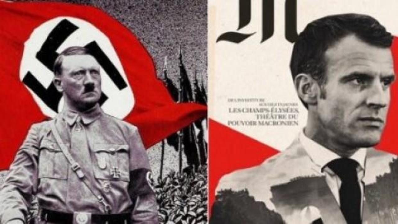 Macron'u Hitler'e benzettiler