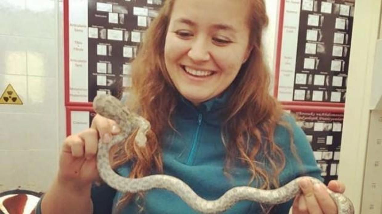 Veteriner yılanın sahibine m&uuml;jdeli haberi veremedi