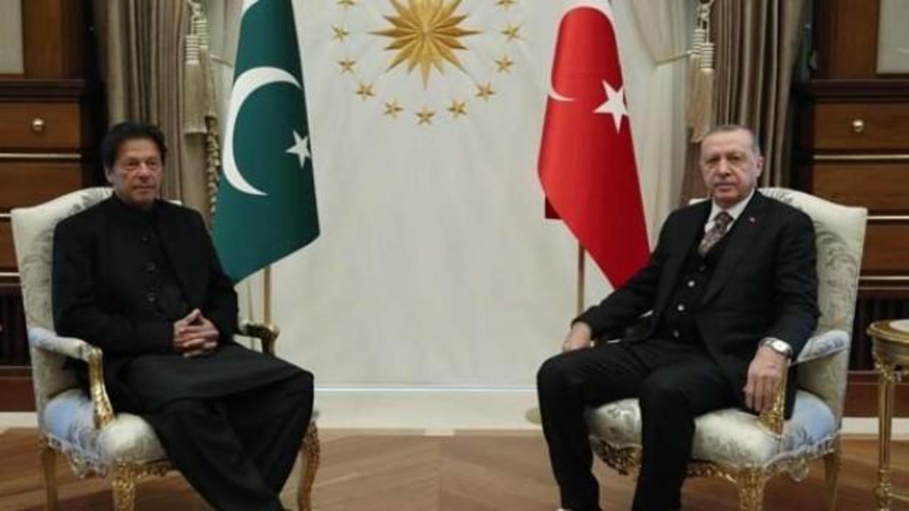 Erdoğan, Pakistan Başbakanı İmran Han'ı kabul etti