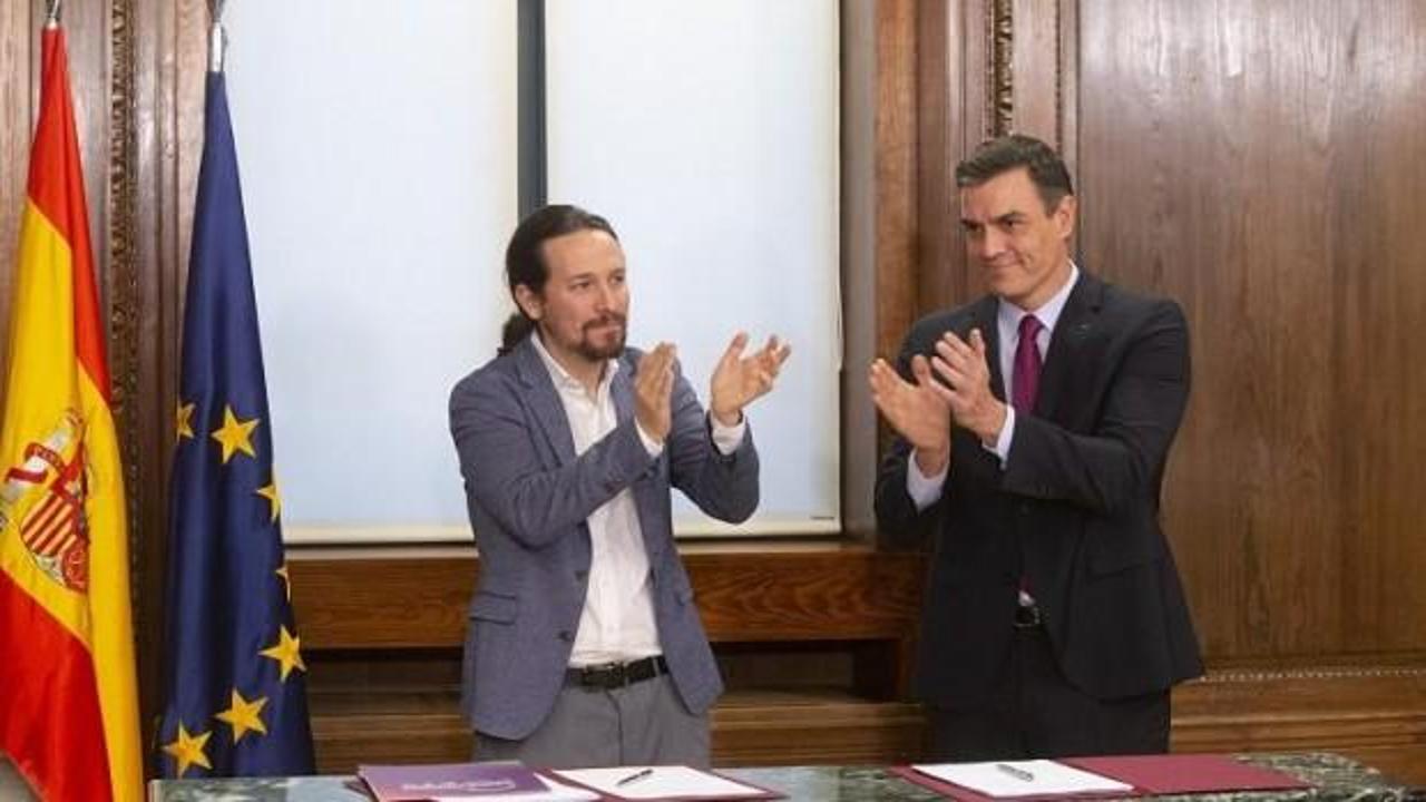 İspanya'da bir ilk: Sol koalisyon hükümeti kurulması için anlaşma sağlandı