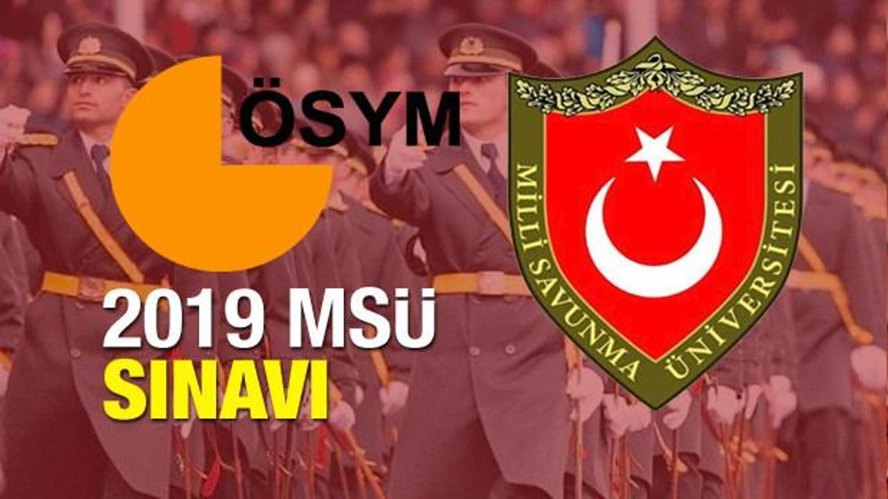 2019 Milli Savunma Üniversitesi (MSÜ) sınavı için tarihi kesinleşti
