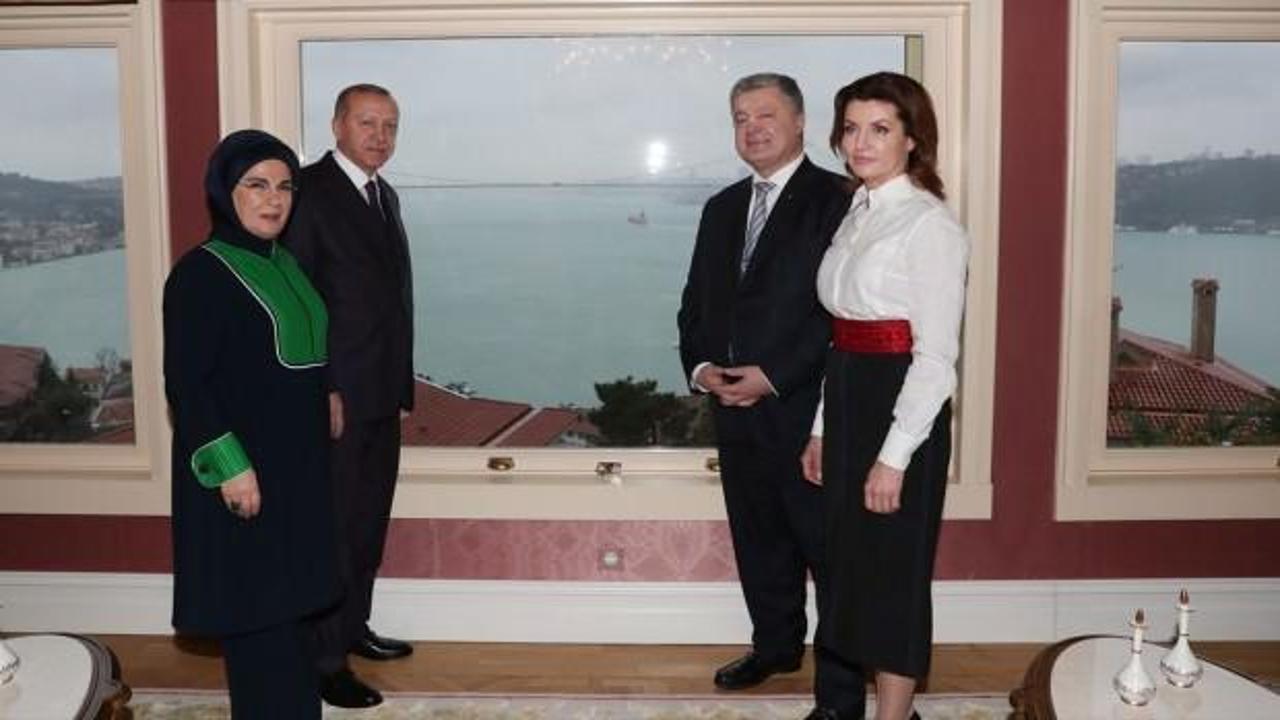 Erdoğan-Poroşenko görüşmesi sona erdi
