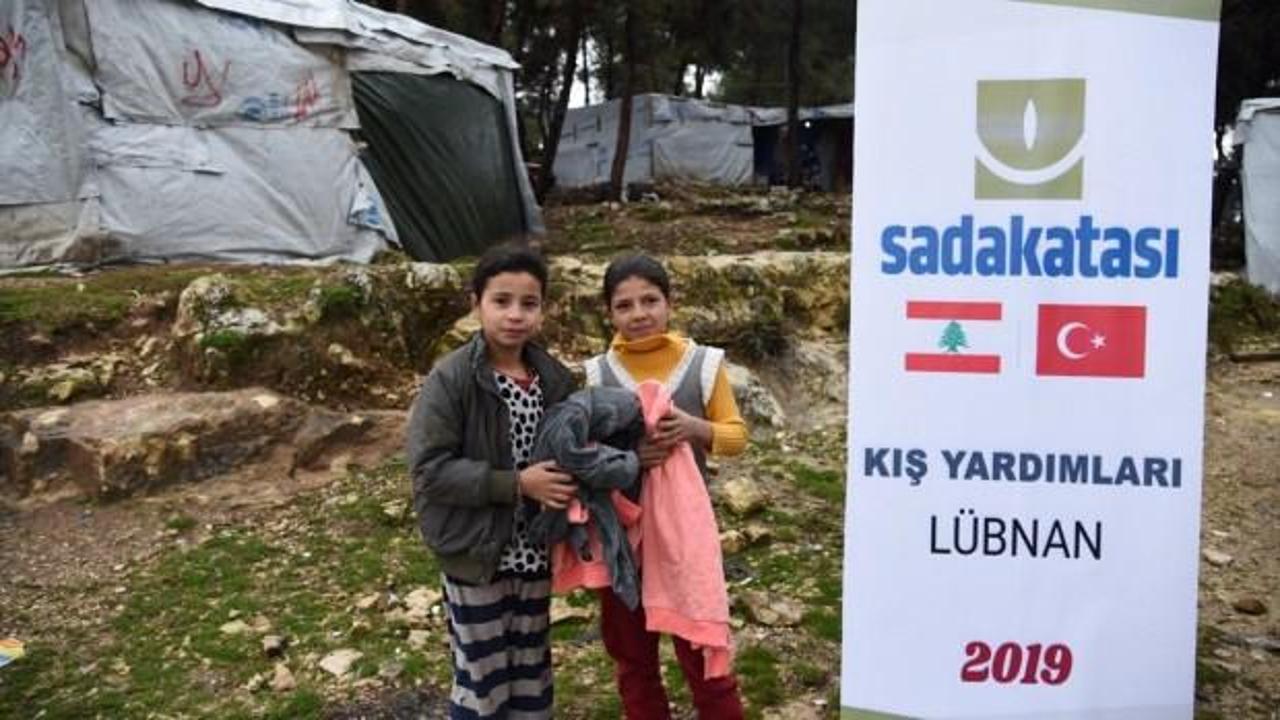 Sadakataşı Derneğinden Lübnan'daki Suriyelilere kış yardımı