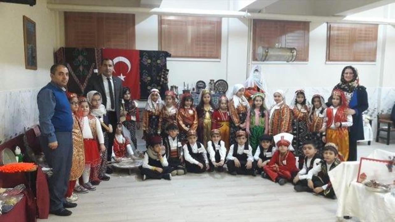 Malatya'da ilkokul öğrencilerinden sergi